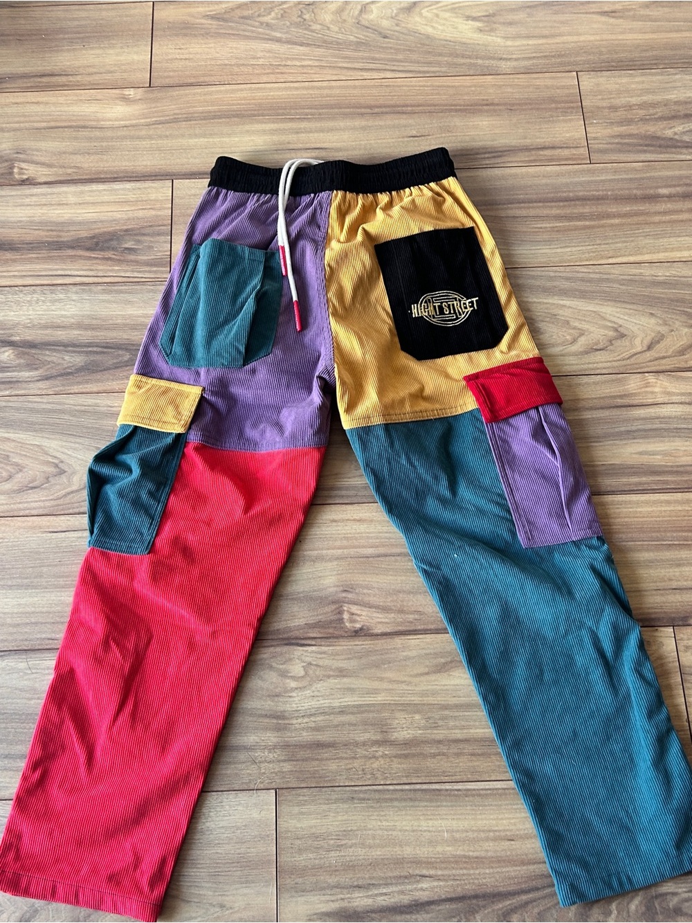 Colorblock Cargo Joggers - Multicolor - Picture 5 of 6